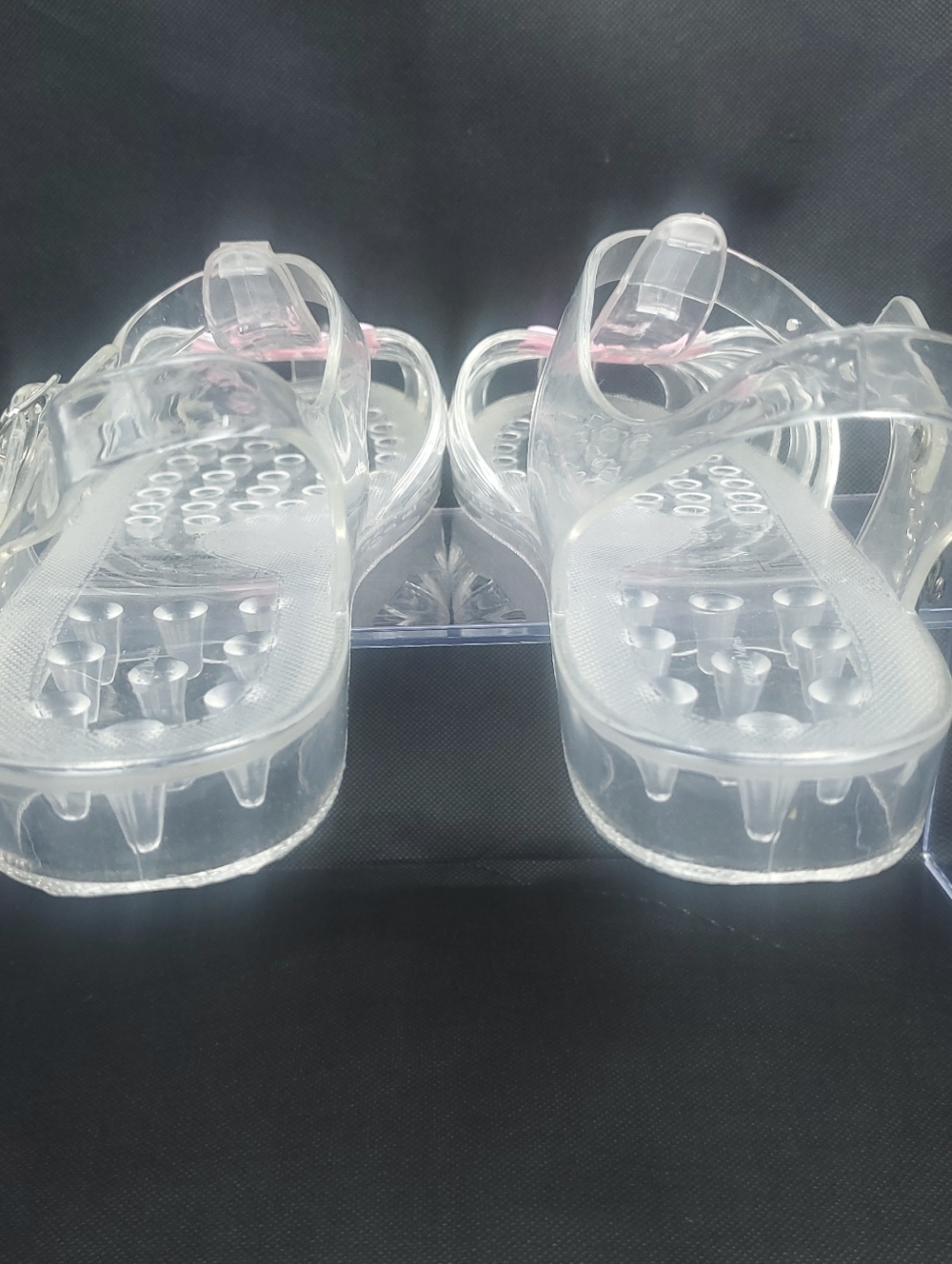 Clear Jelly Sandals Barbie x Forever 21 Exclusive Collaboration Women's Size 10 - Picture 8 of 15